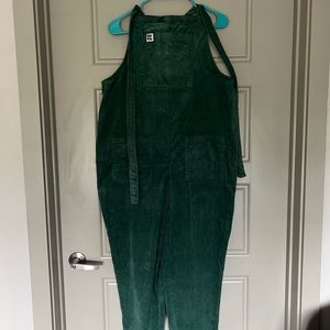 Lucy and Yak Original Dungaree: ORGANIC CORDUROY - Posy Green